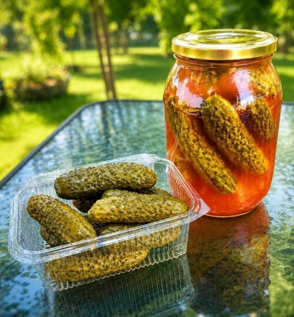 Пикантные огурчики консервированные