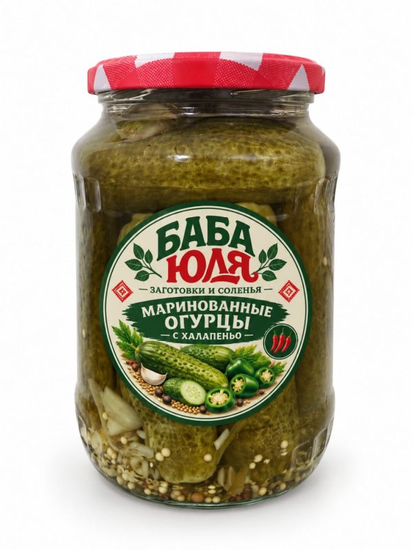 Огурчики маринованные с халапеньо
