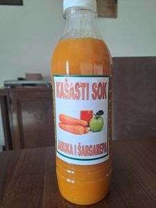 Сок Яблоко и Морковь натуральный (Мояновичи - Зэта)